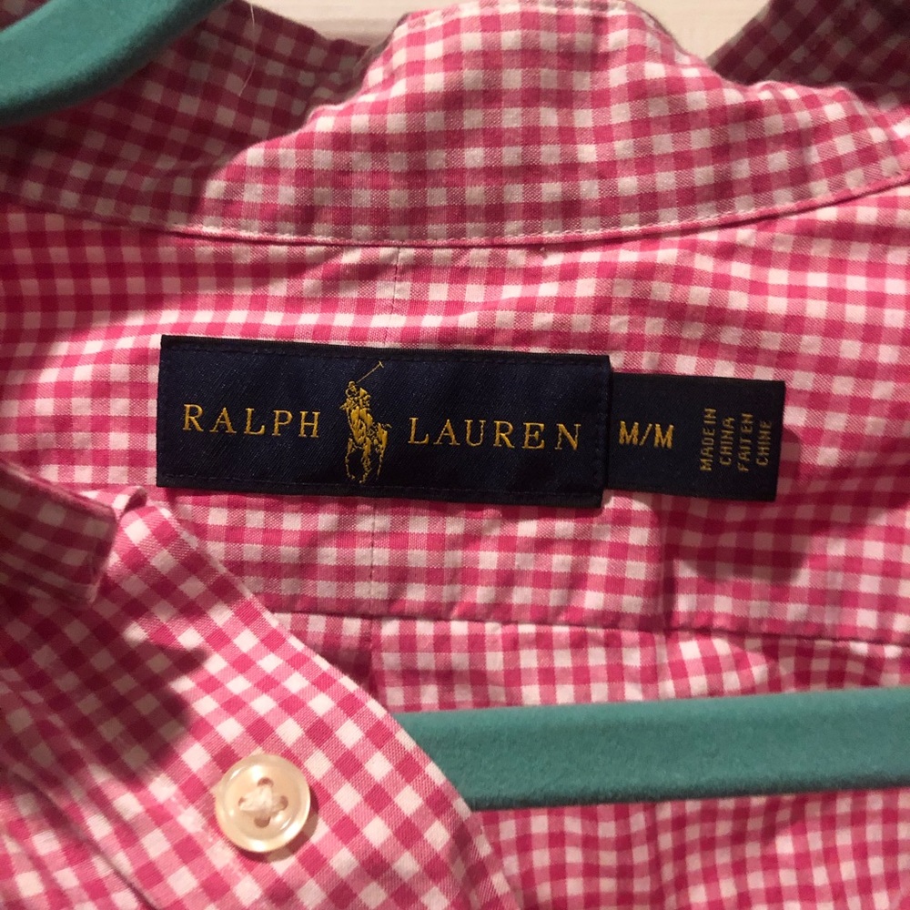 Polo by Ralph Lauren Shirt Pink/White